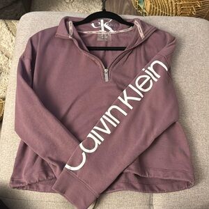 Calvin Klein Purple Quarter Zip